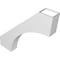 Ekena Millwork 5 1/2-in. W x 34-in. D x 34-in. H Westlake Architectural Grade PVC Knee Brace BRCP055X34X34WTL - alternate 3